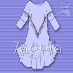 ZAGORA SHAWL DRESS