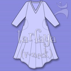 TARFAYA V-NECK EVERYWEAR DRESS