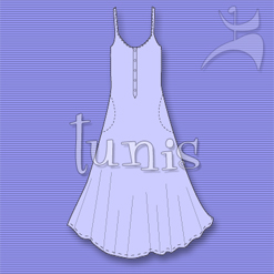 TUNIS BUTTON TANK DRESS