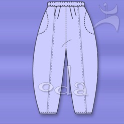 ODA SEMI-HAREM PANTS