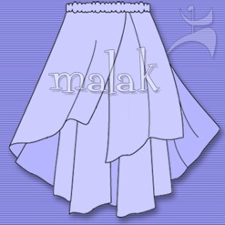 MALAK LAYERED PETAL SKIRT