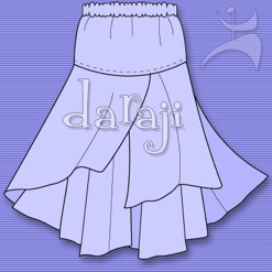 DARAJI LAYERED GYPSY SKIRT