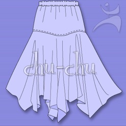 CHU-CHU GYPSY SCARF SKIRT