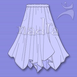 NADRA SPLASH SKIRT